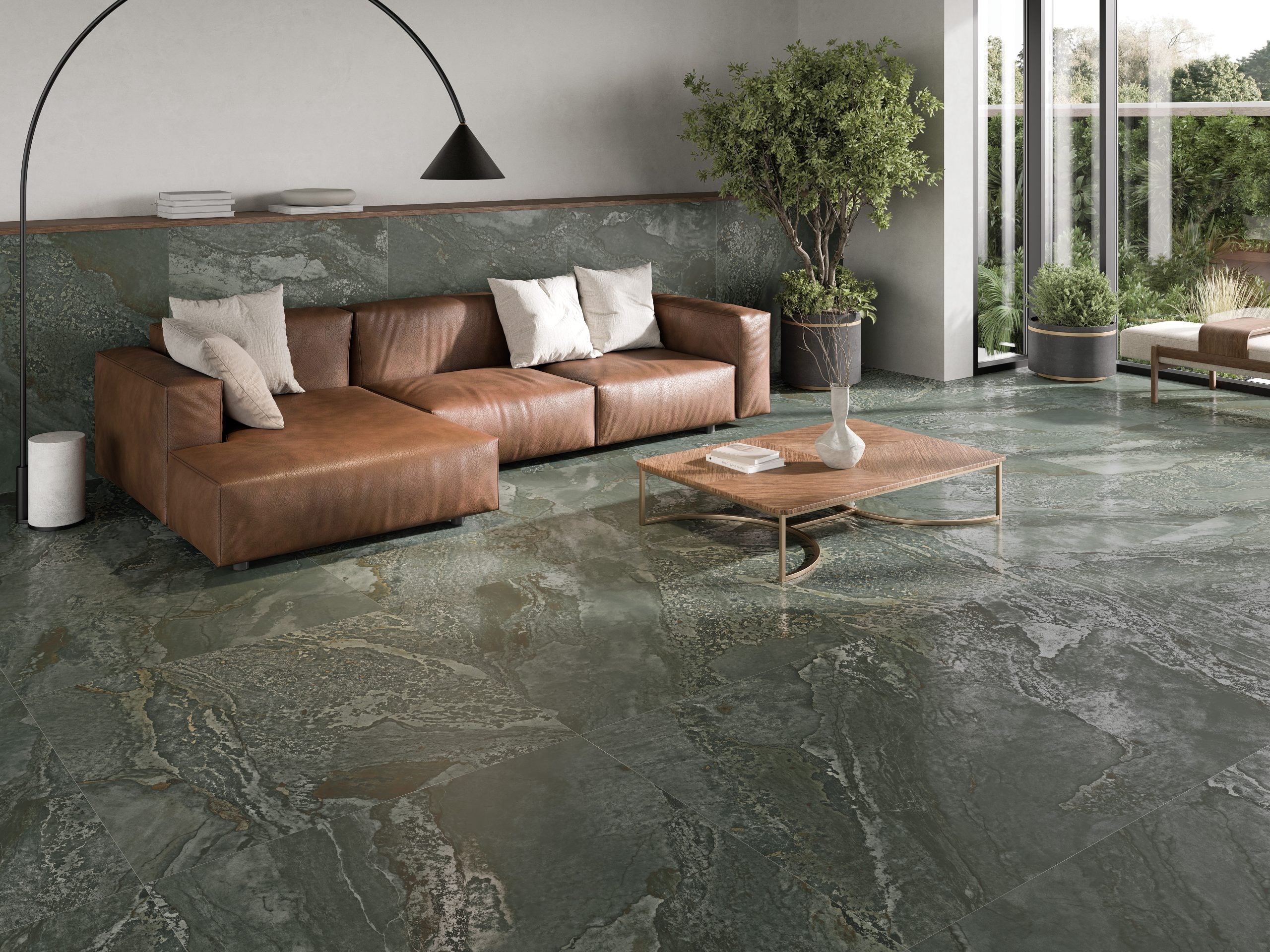 Planet Soft Green Polished Metal 60x120