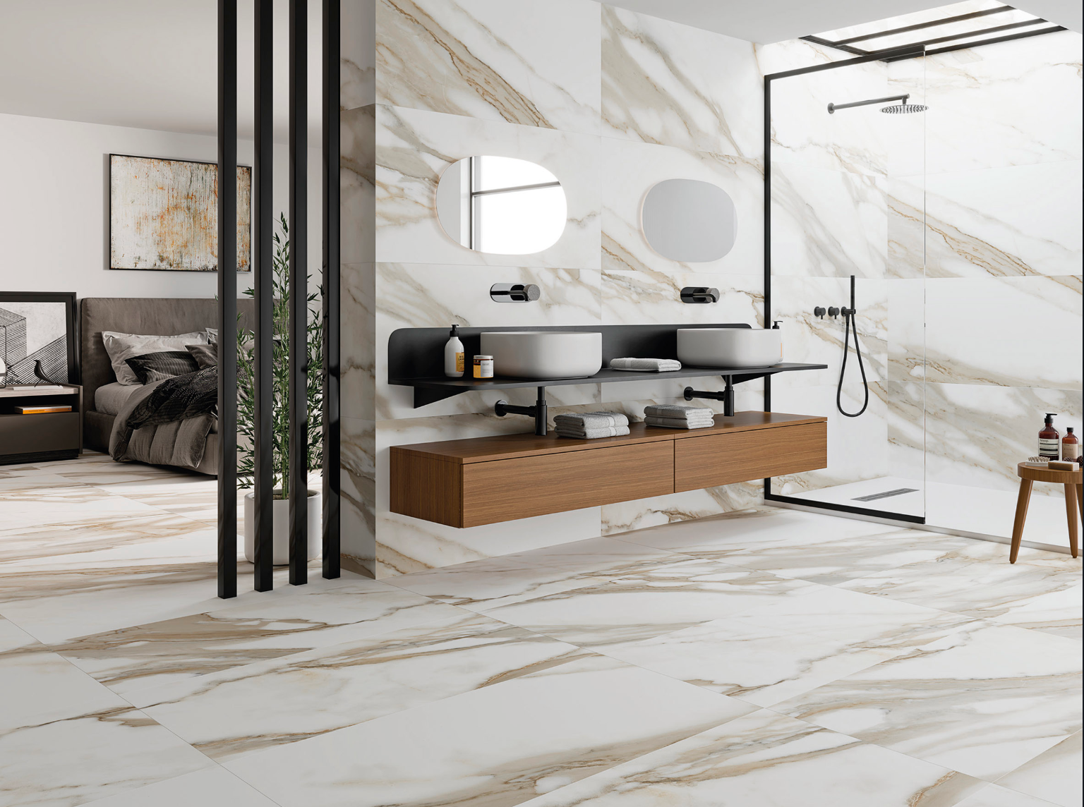 Calacatta Blanco 1 White Polished Marble 120x120