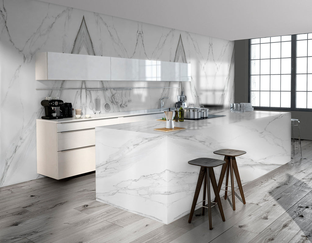 Atlantis White Silk Marble 160x320