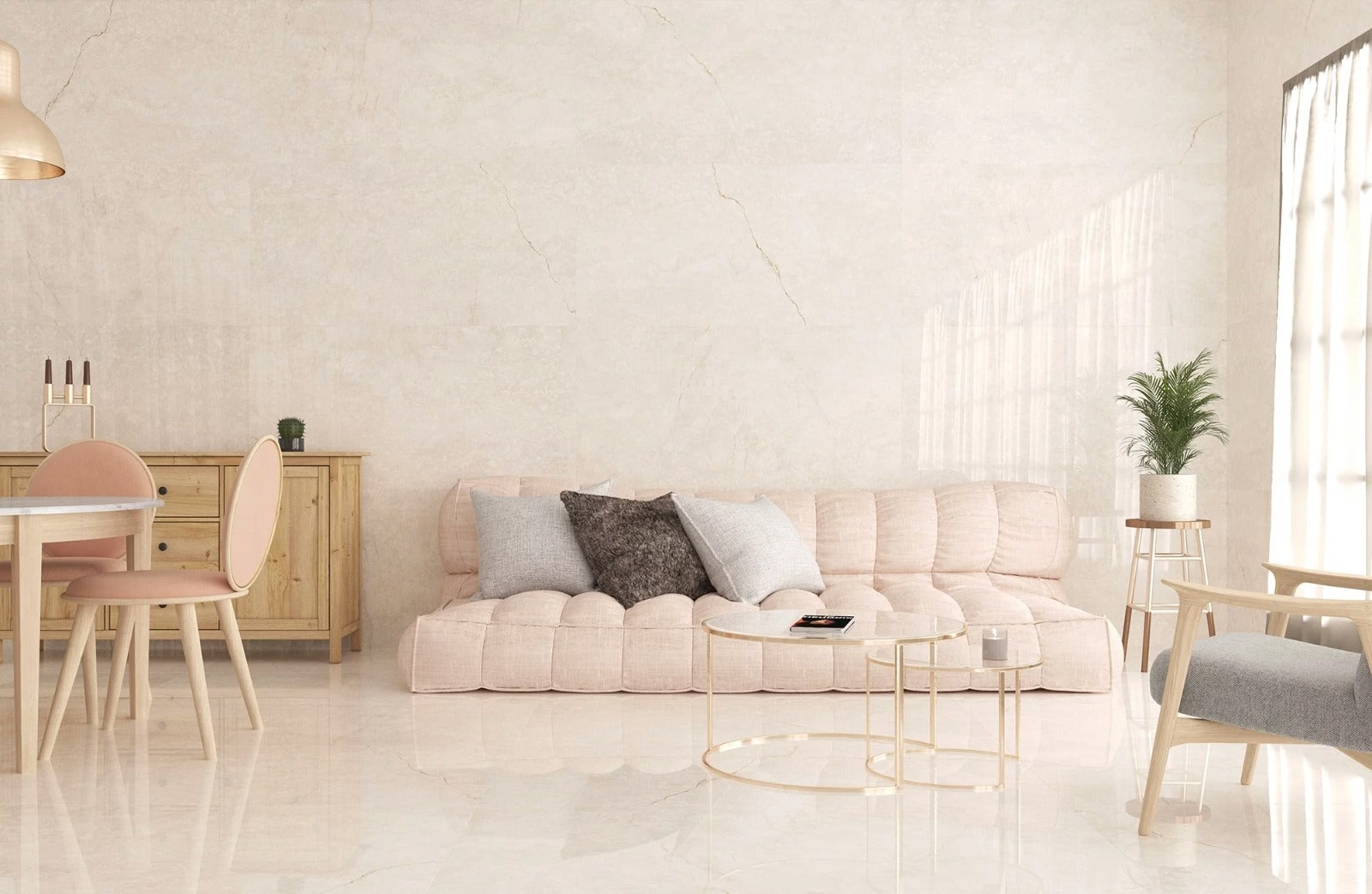 Pulsar Marfil Polished Marble 120x120