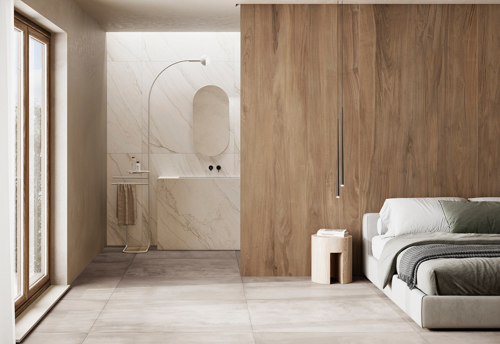 Tabil Natural Matt Wood 120x280