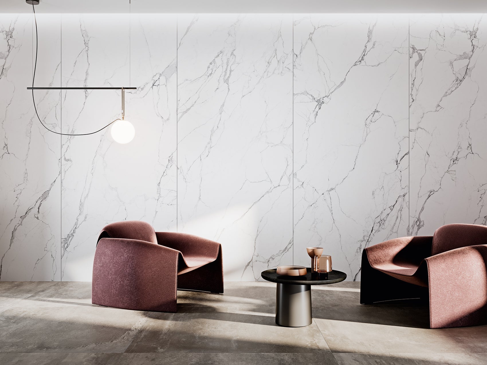 Zoey Blanco Matt Marble 120x280