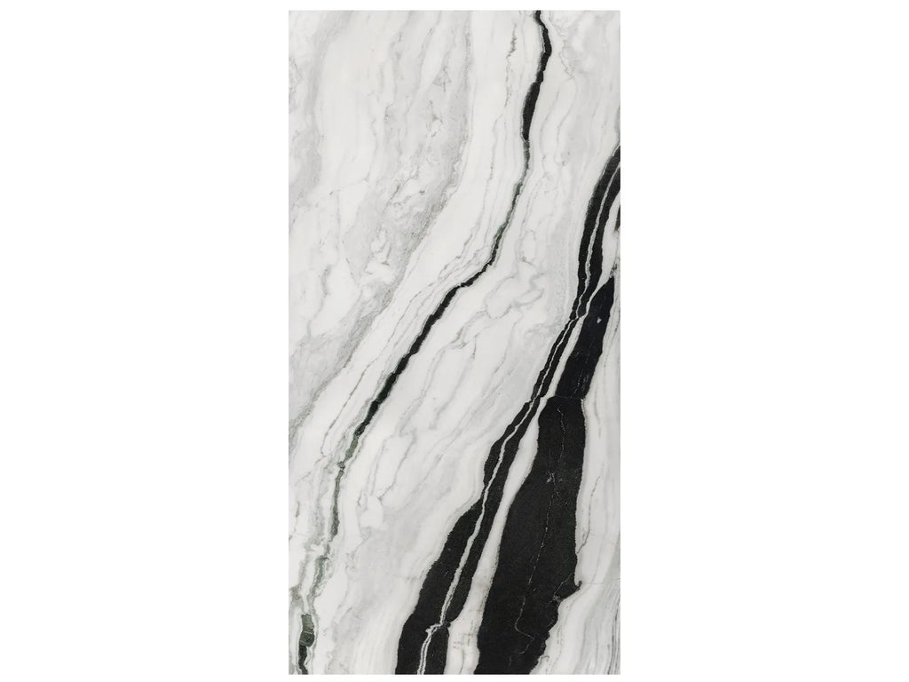 Bookmatch Panda &black White Honed Marble 160x320