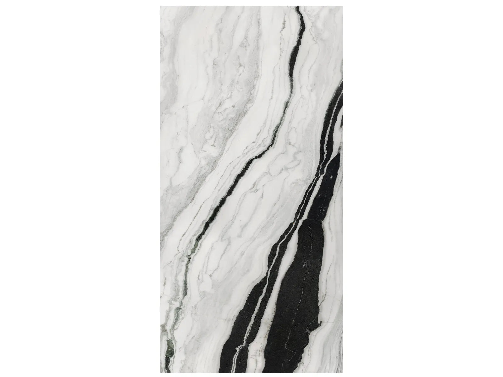 Bookmatch Panda &black White Honed Marble 160x320