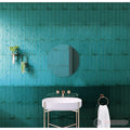 Rain Glassy Aquamarine Glossy Porcelain 7.5x30