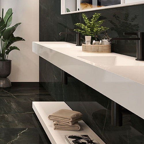 gr Mind Black Polished Stone 120x120
