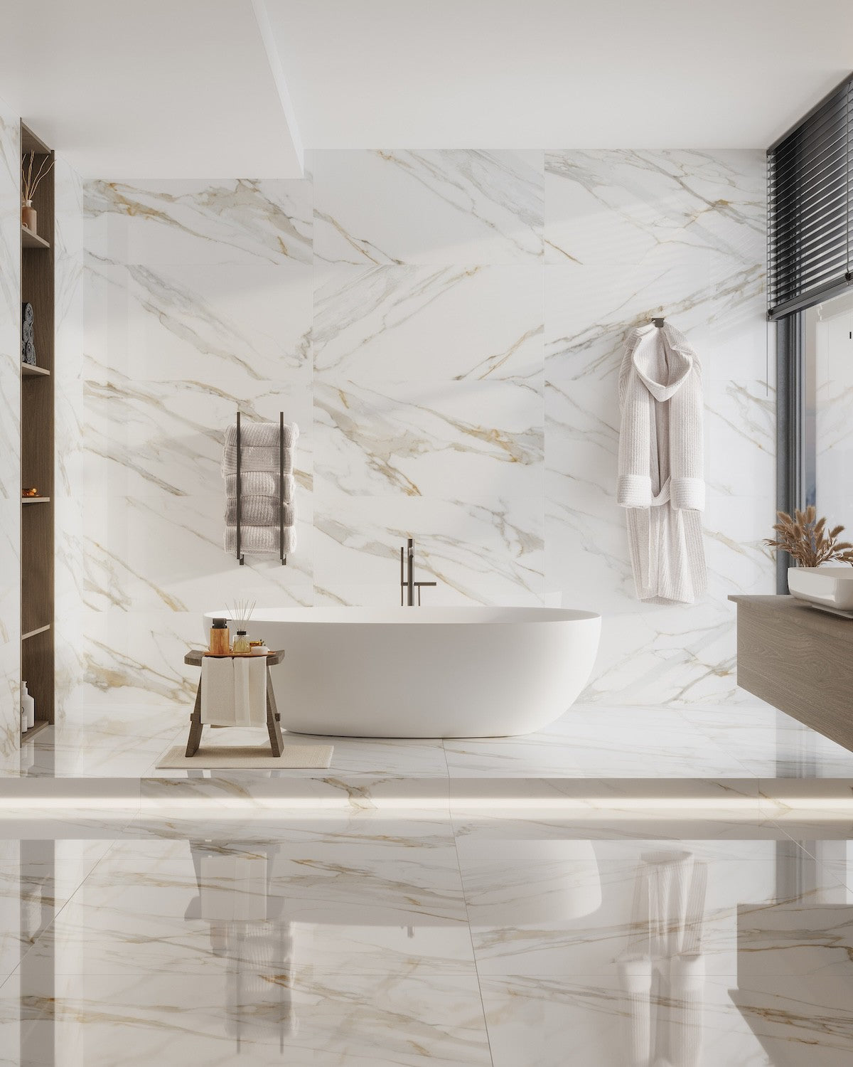 Bahrein 1 Gold Matt Marble 120x280