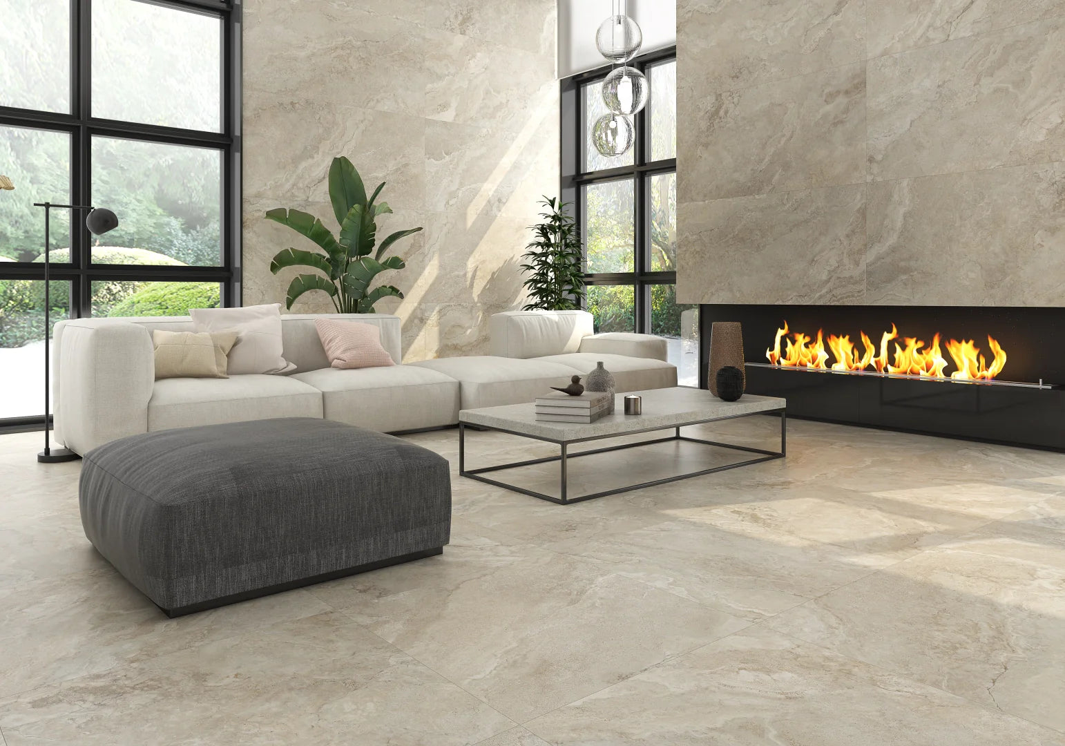 Sena Crema Polished Marble 120x280