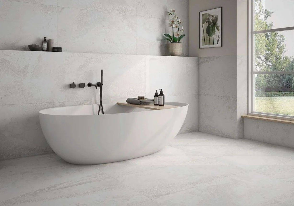 Iron White Polished Stone 120x120