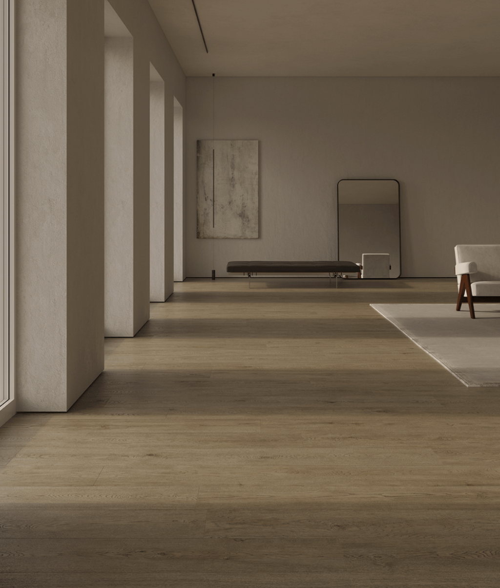 Uno Soft Cognac Textured Wood 22.3x159.8