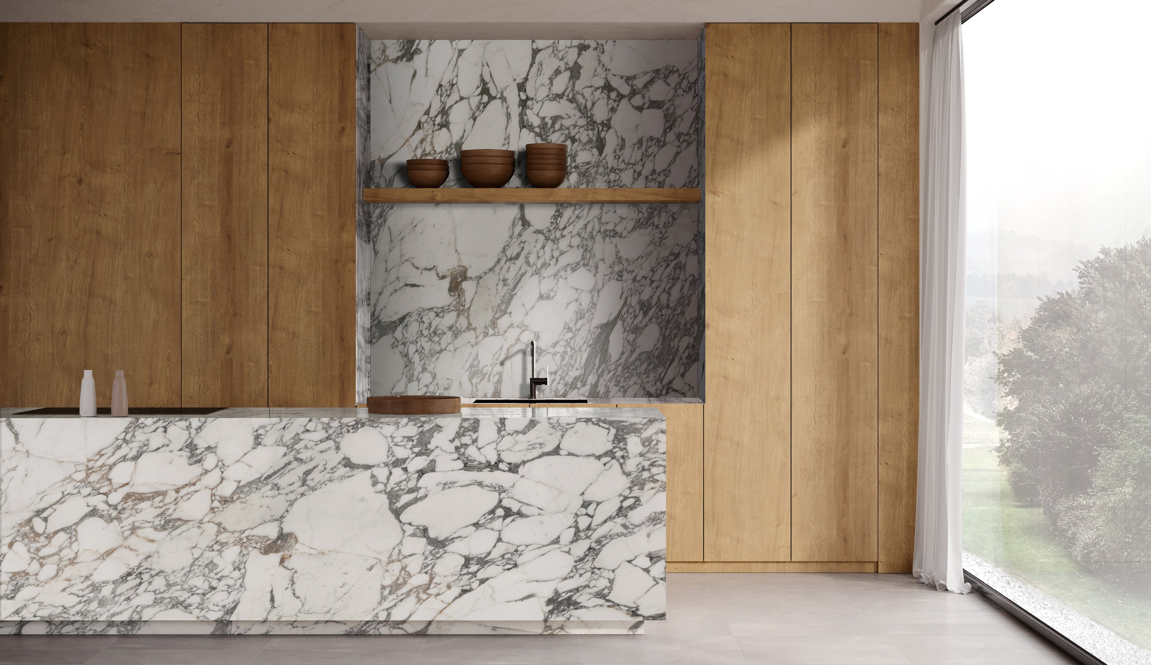 Majesto Corchia Arabescato Honed Marble 120x280