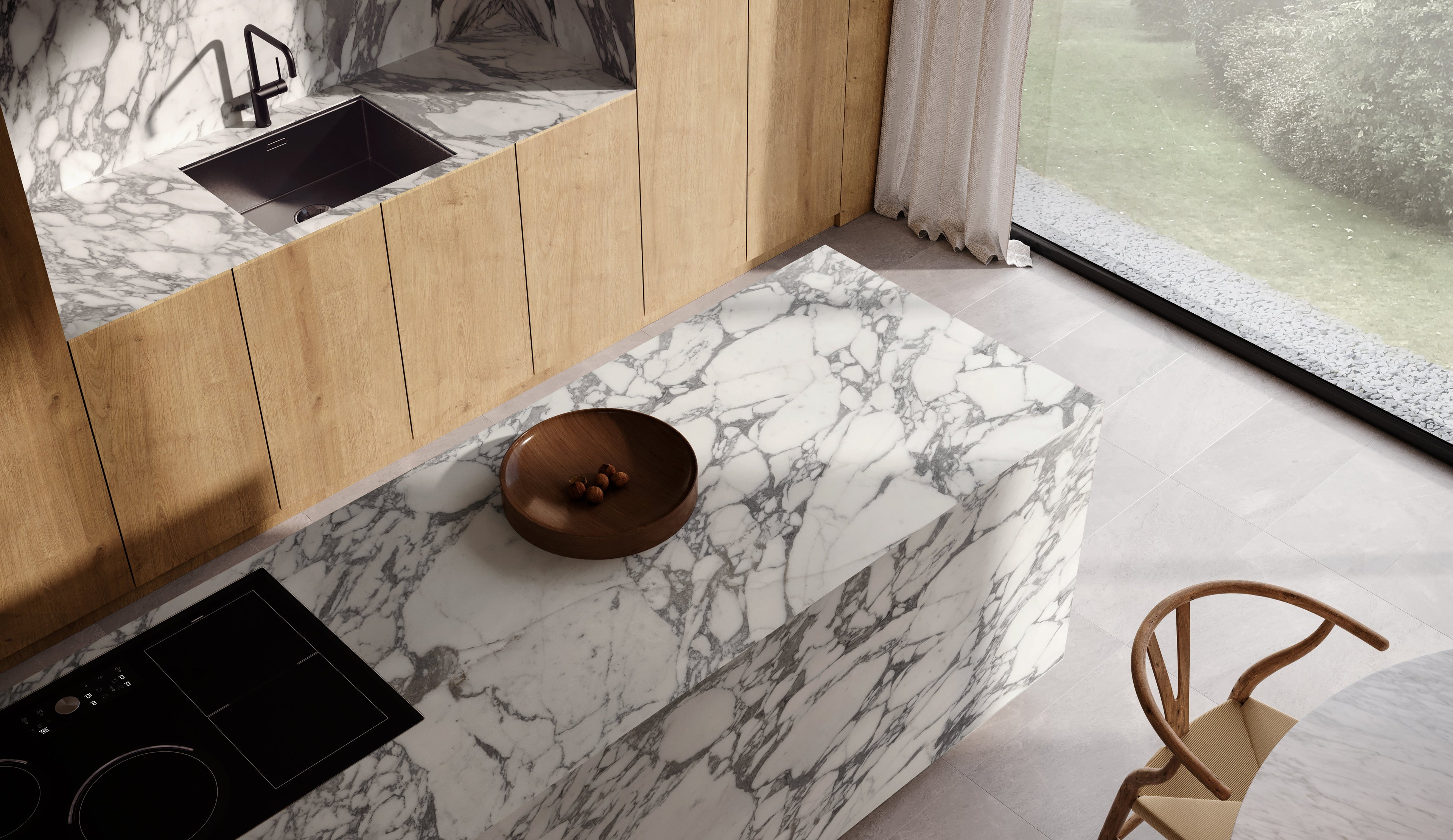Majesto Corchia Arabescato Honed Marble 120x280