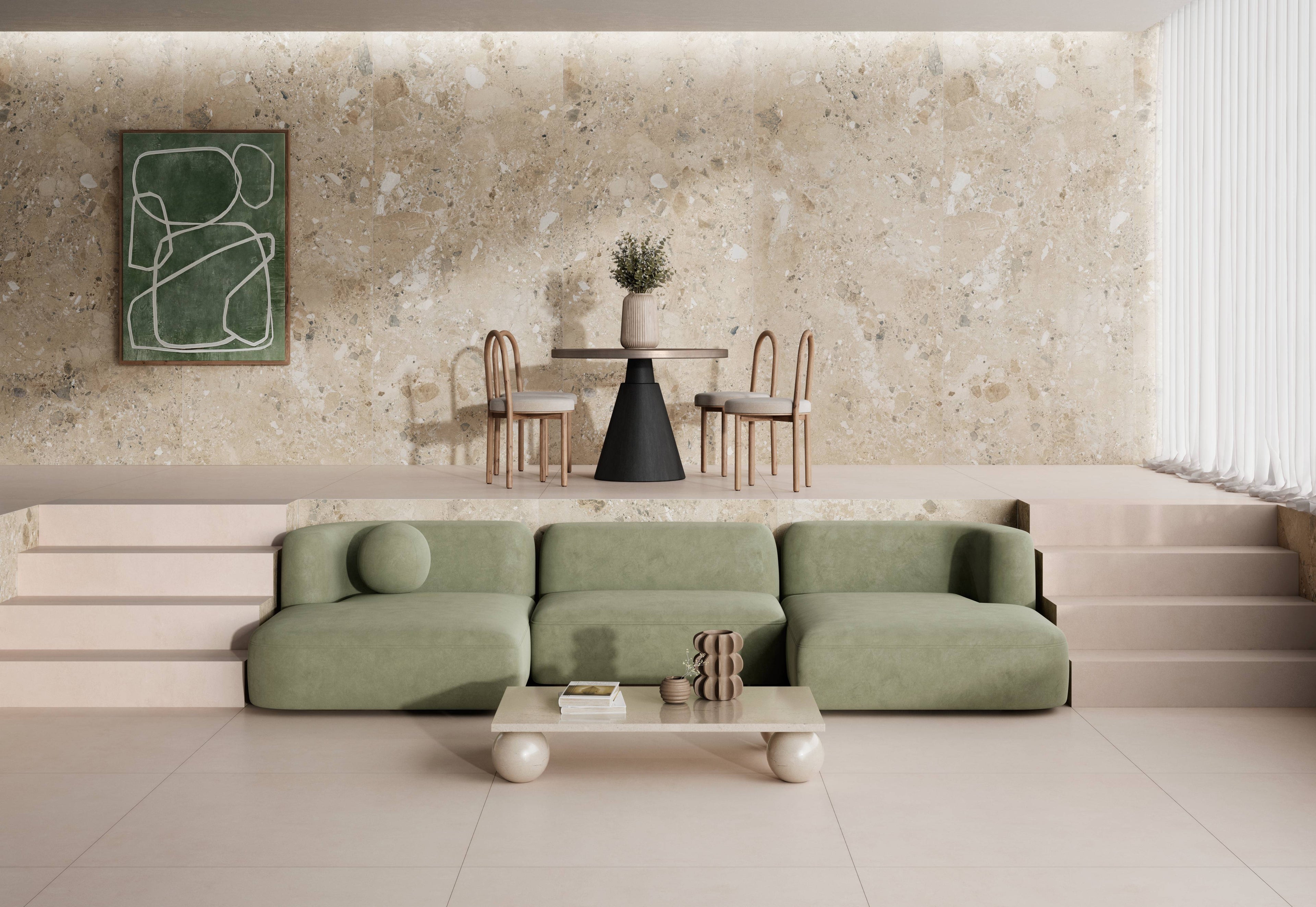 Ura Beige Matt Stone 120x280