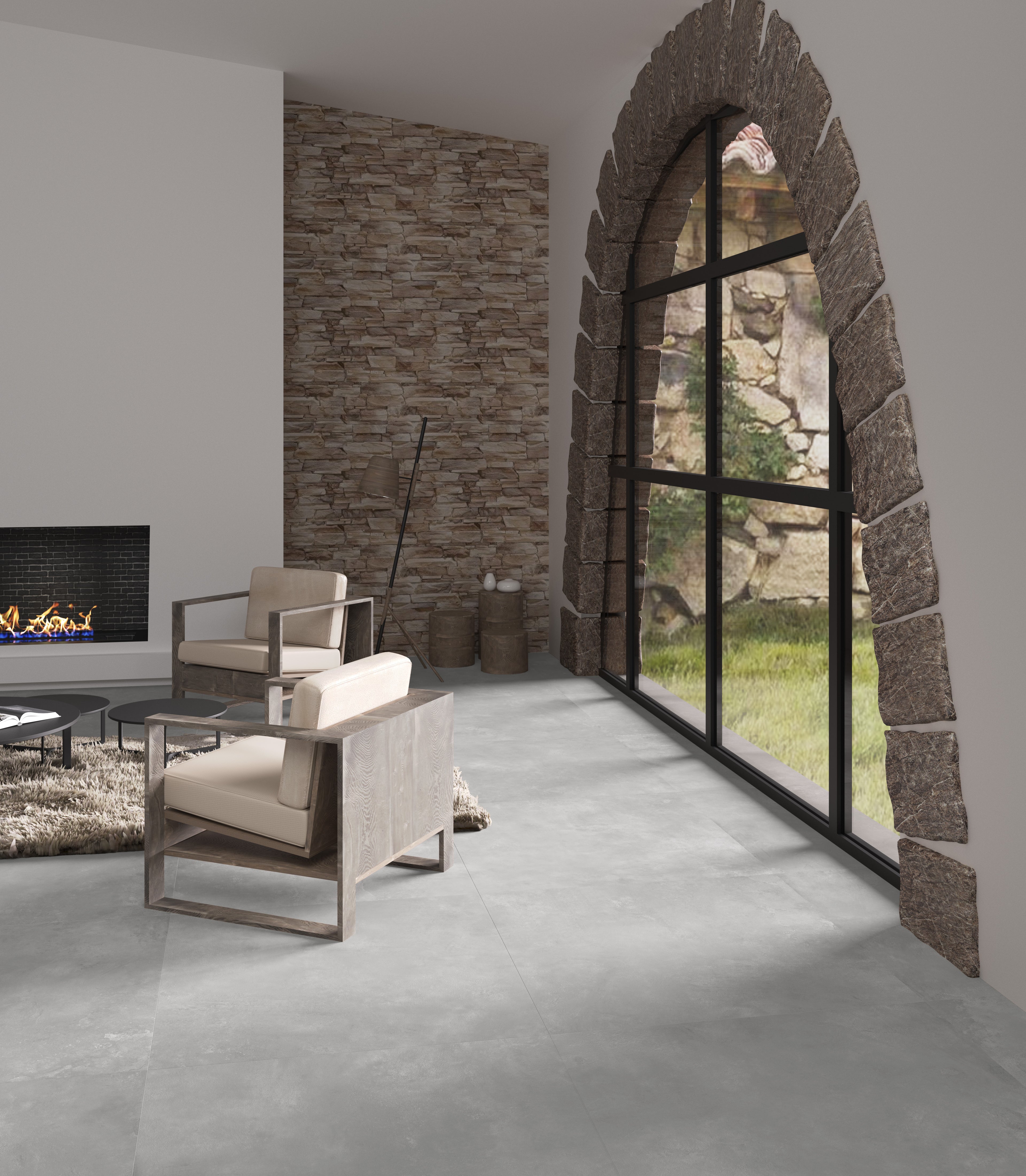 Ziro Perla Matt Concrete 100x100