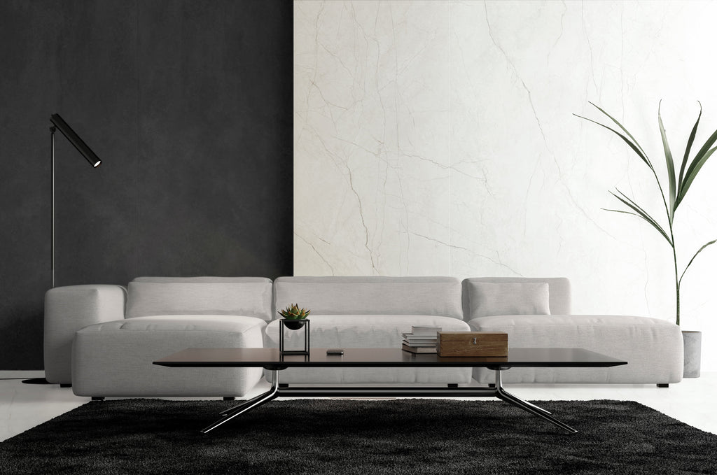 Omnia White Polished Stone 120x300