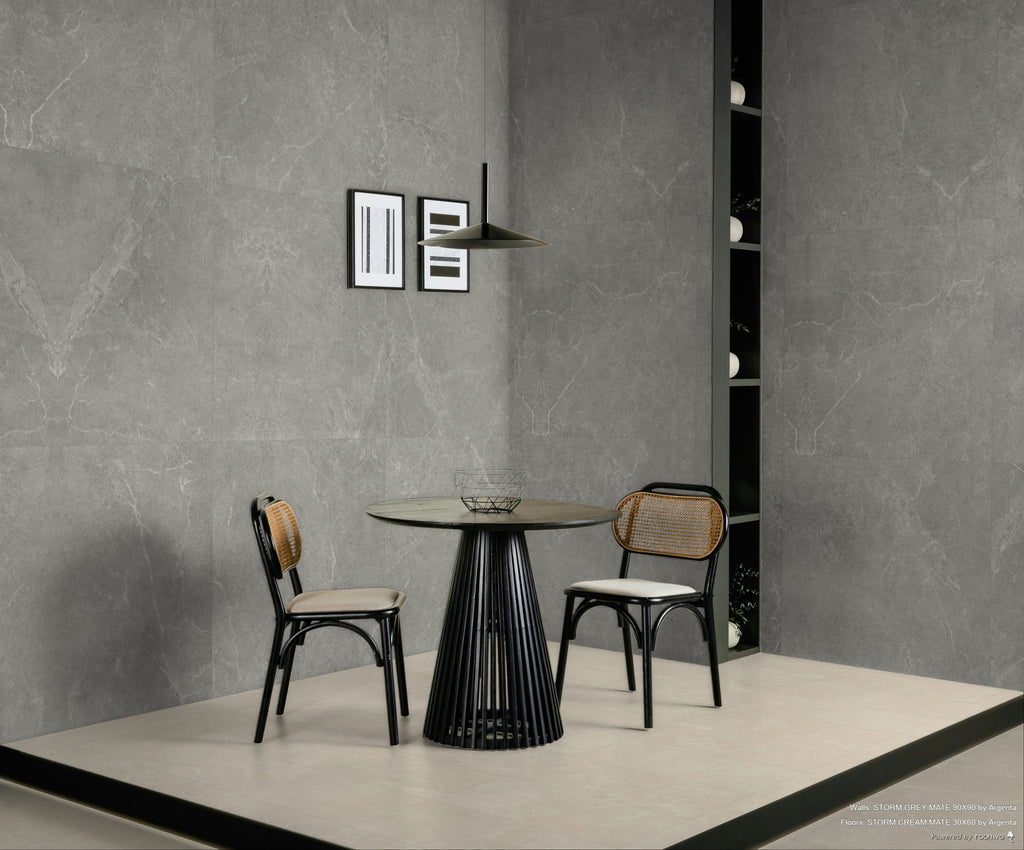 Storm Grey Matt Stone 90x90