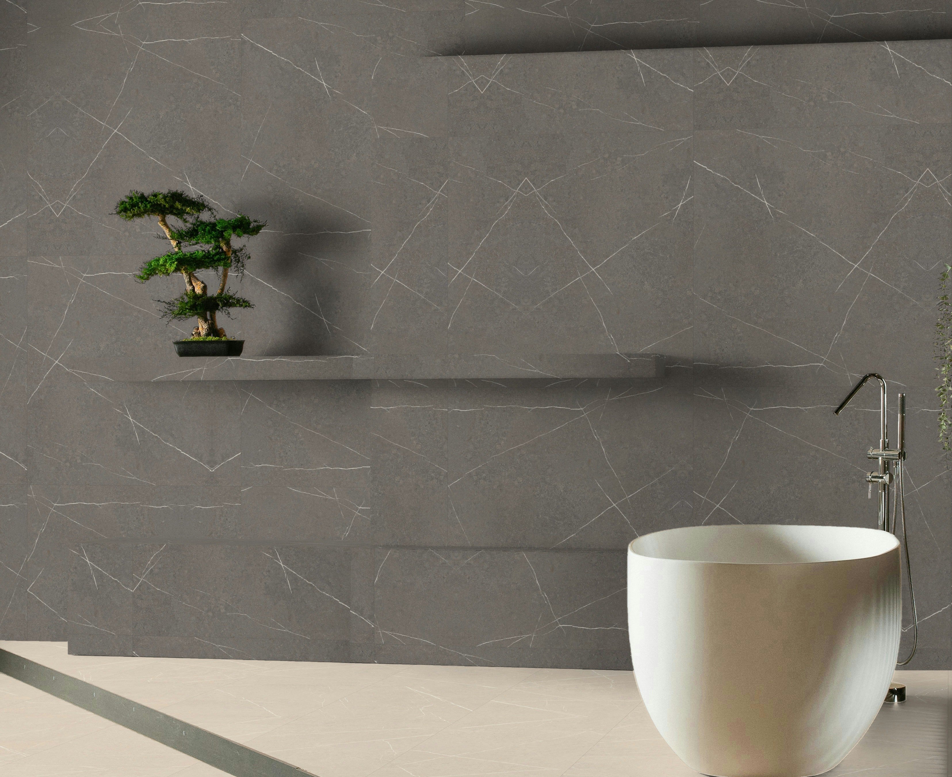 Capri Dark Matt Stone 120x120