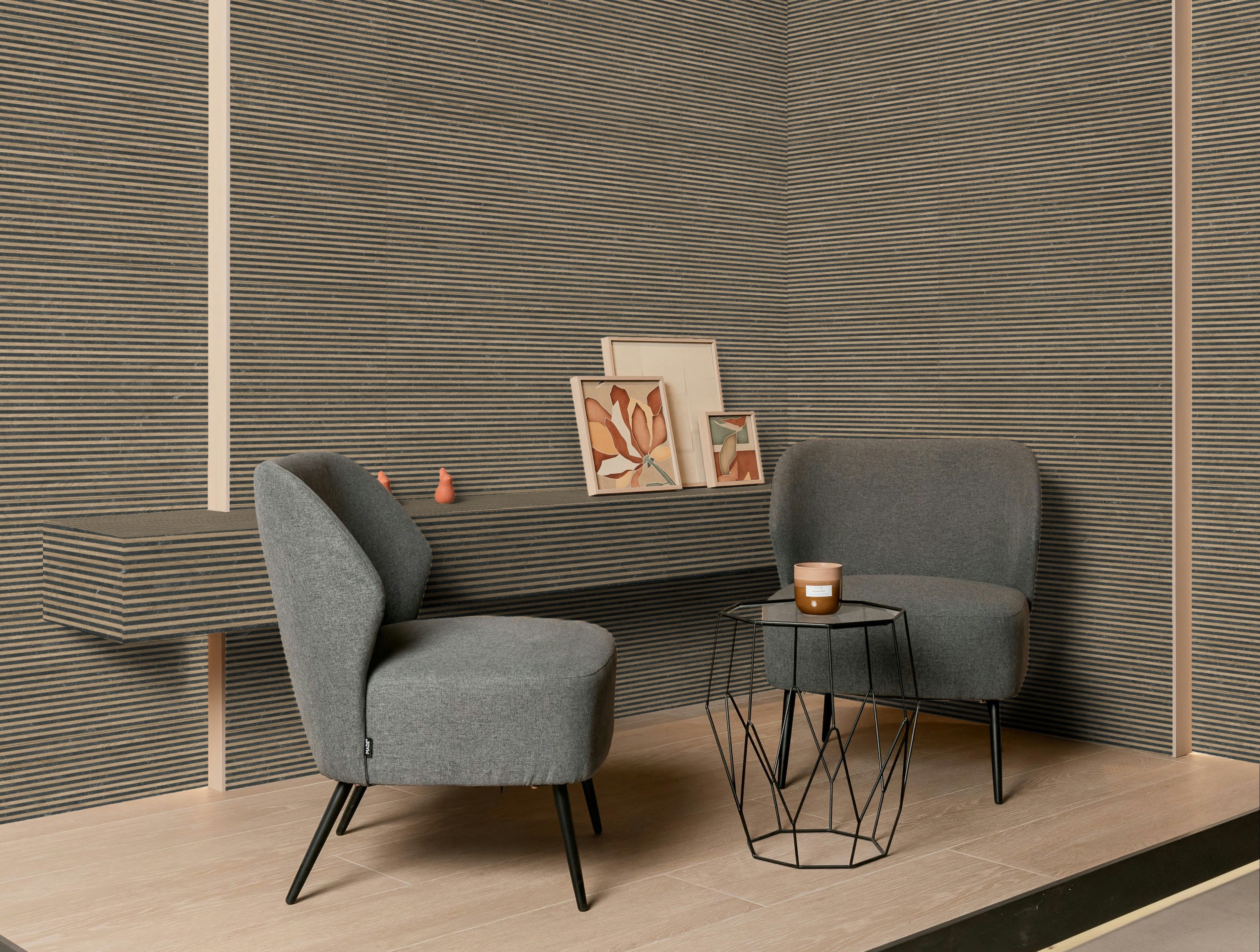 Bari Aural Black Matt Wood 60x120