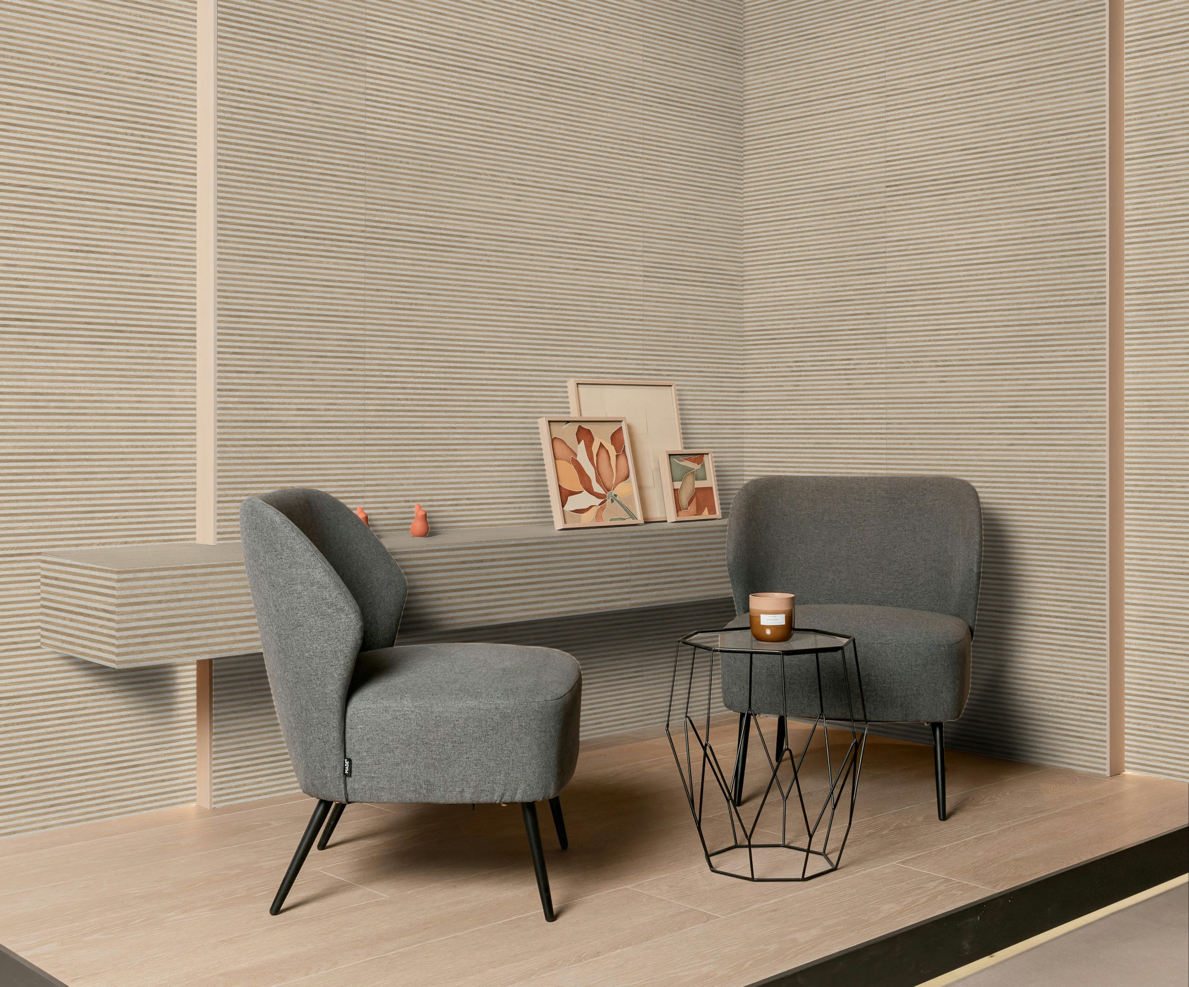 Bari Slat Grey Matt Wood 60x120