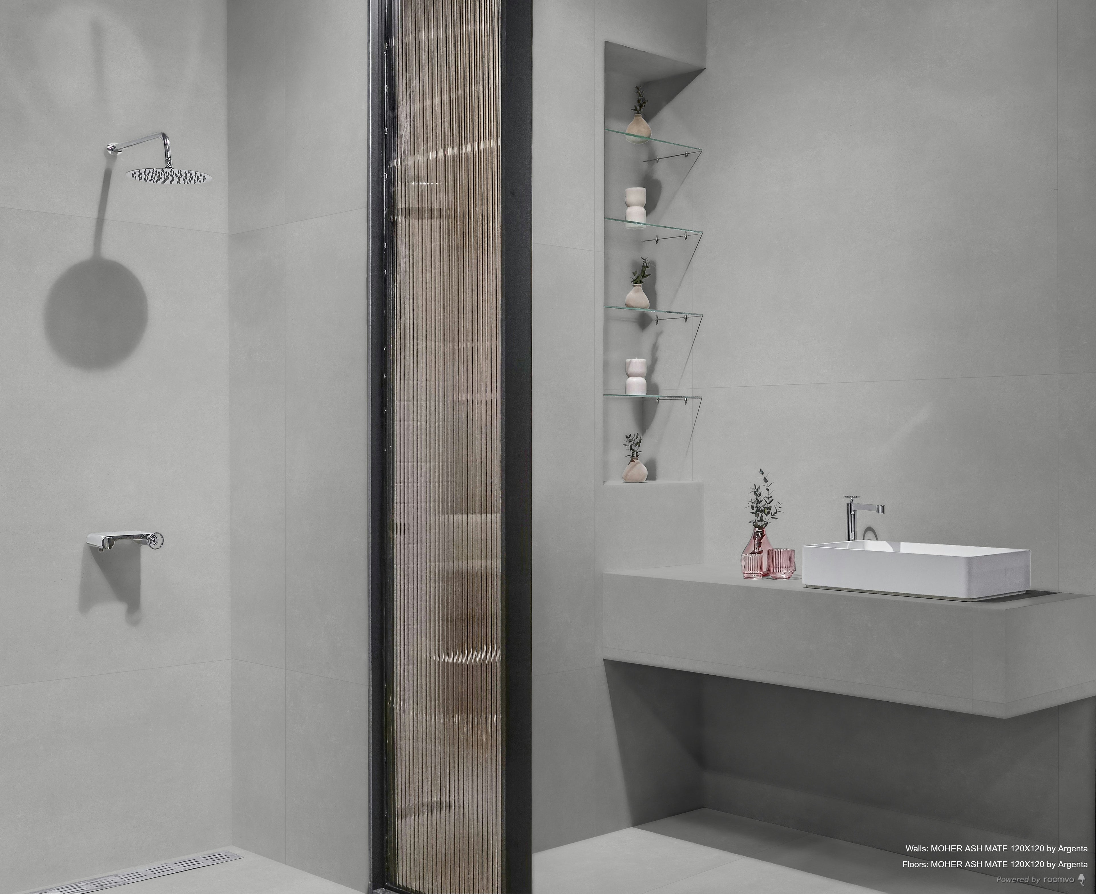 Moher Ash Matt Concrete 120x120