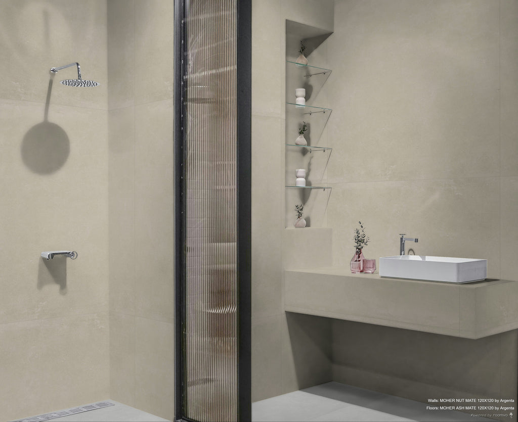 Moher Nut Matt Concrete 120x120