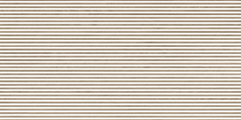 Bari Slat White Matt Wood 60x120