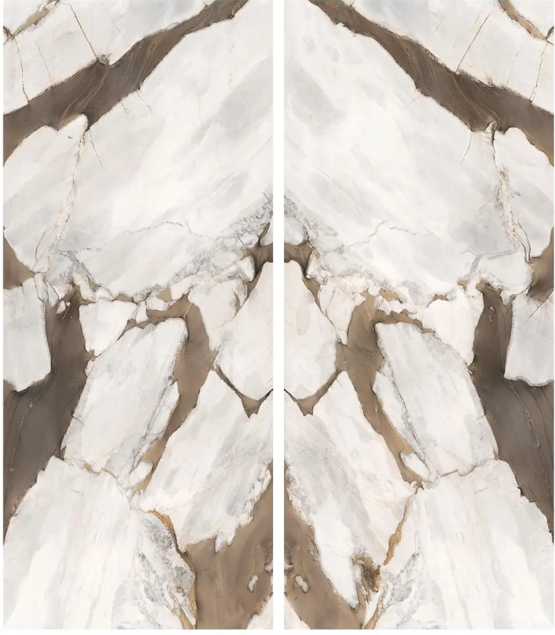Bookmatch Majesto Gemma Bronze Polished Marble 120x280