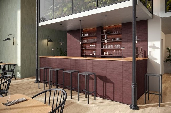 Miniature Cera Amaranto Jam Velvet Brick 6x24