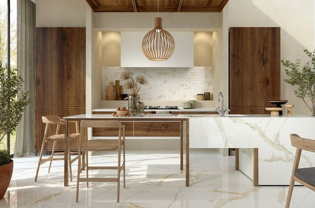 Scultorea Calacatta Fino Full Oro Polished Marble 120x278