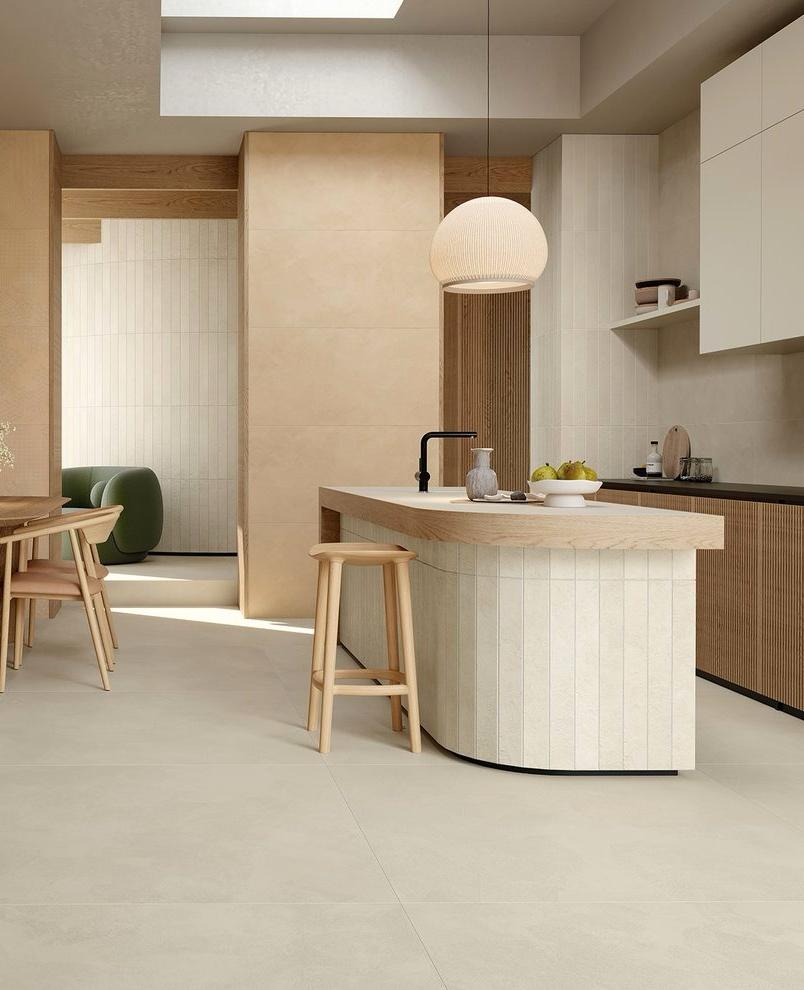 Longarine Calcecreta Terracotta Spuma Matt Concrete 7.5x60