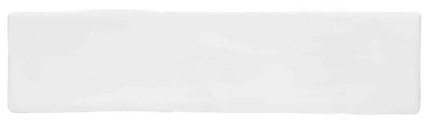 Shiny White Glossy Stone 7.5x30