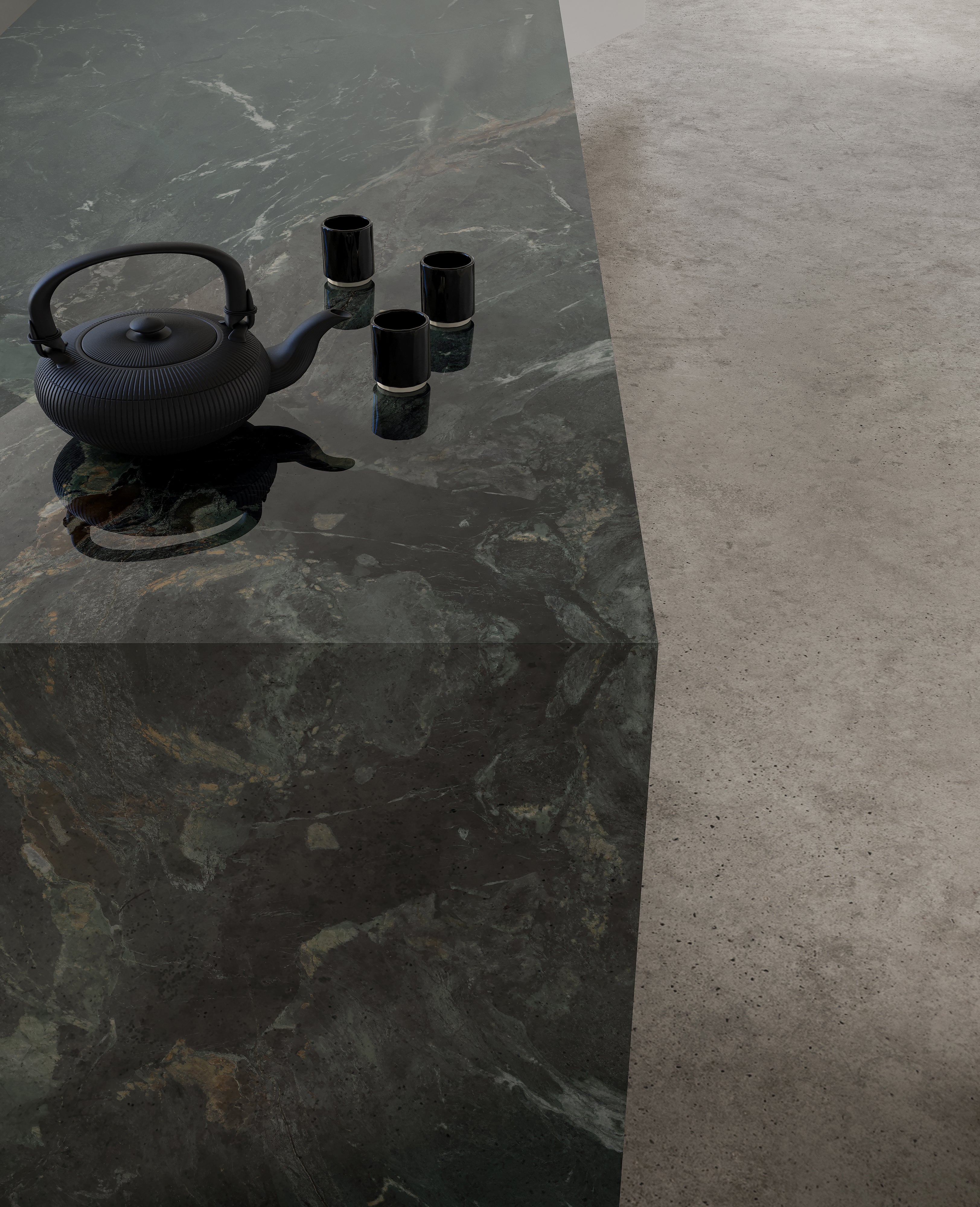 Majesto Alpi Honed Verdi Polished Marble 120x280