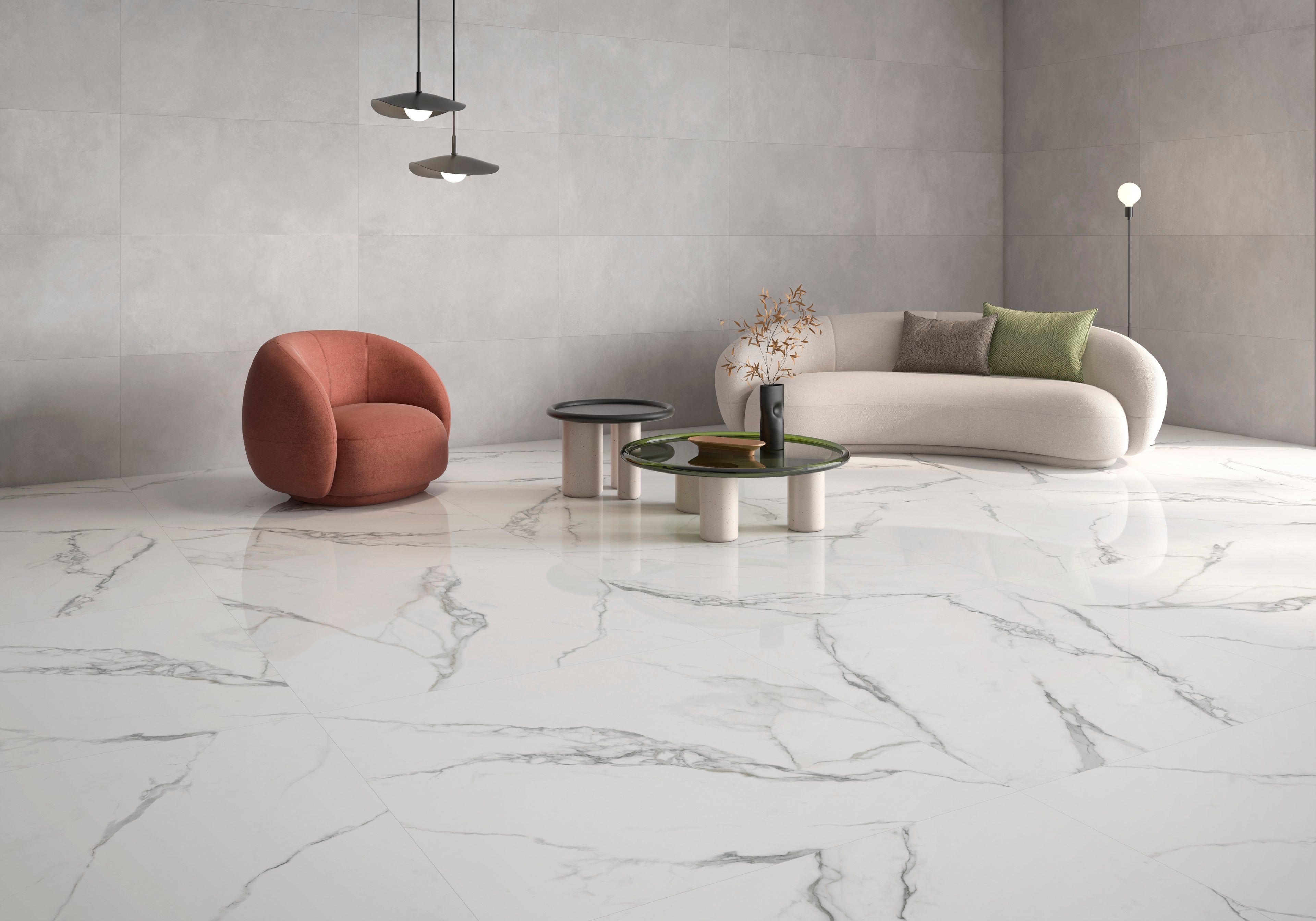 Uyuni White Polished Marble 120X120