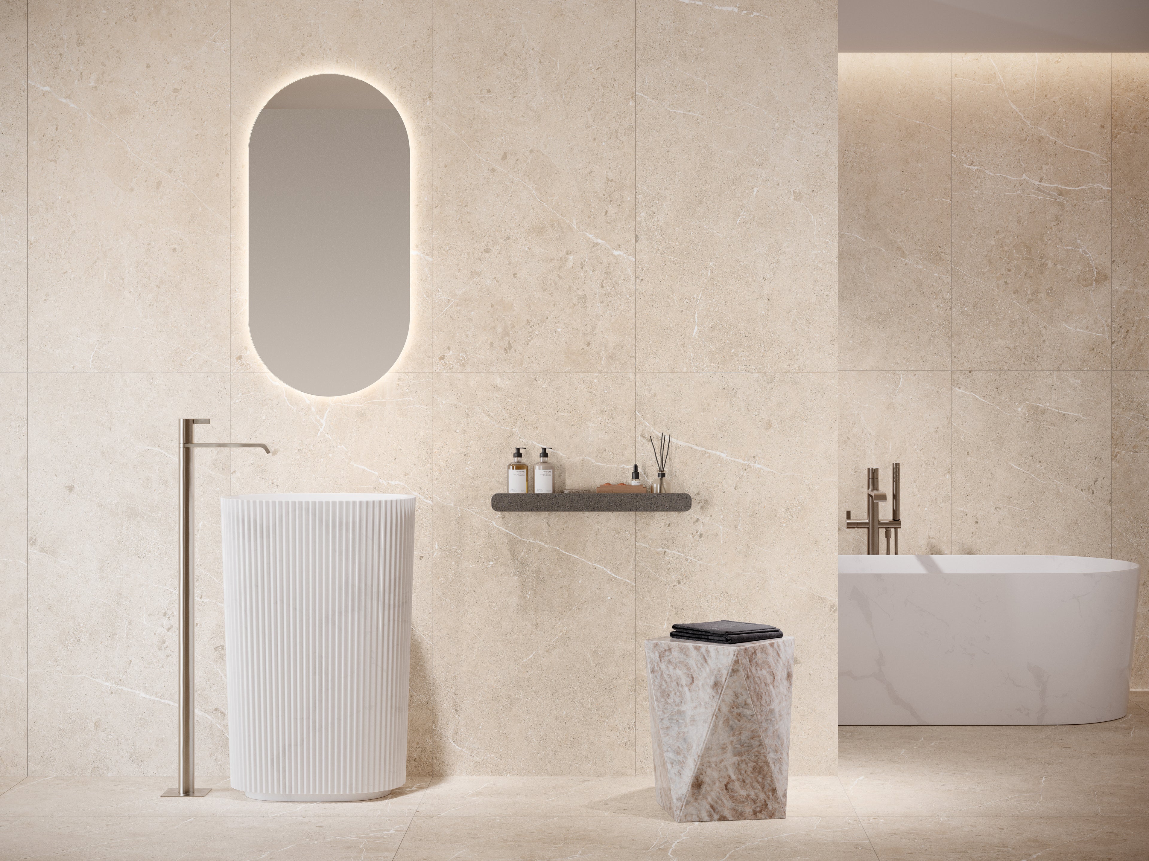 Unika Light Matt Stone 100X100