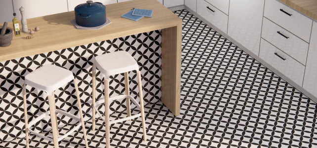 Prissmacer PRE.CIRCLE,BLACK,Matt,Drawing/DECOR 45x45|8.5mm